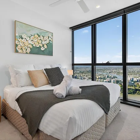 Sky High Zen At Queens Wharf Level 59 Apartment *