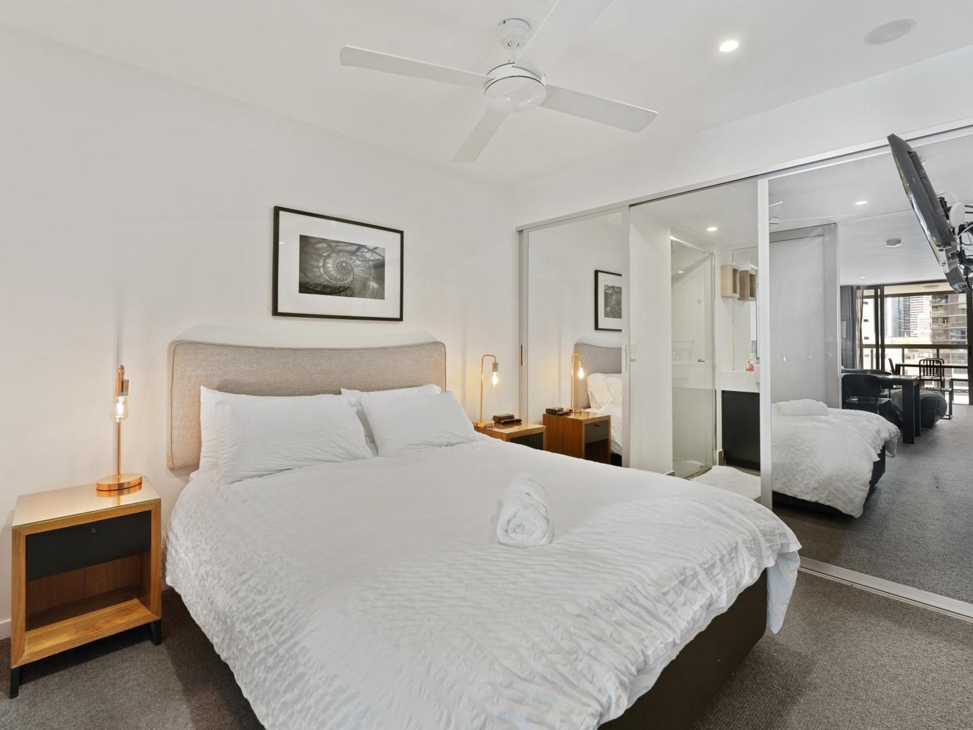 Apartment Discover Urban Bliss In Our 1-bedroom King Bed Apartment! Views And Cultural Gems Brisbane