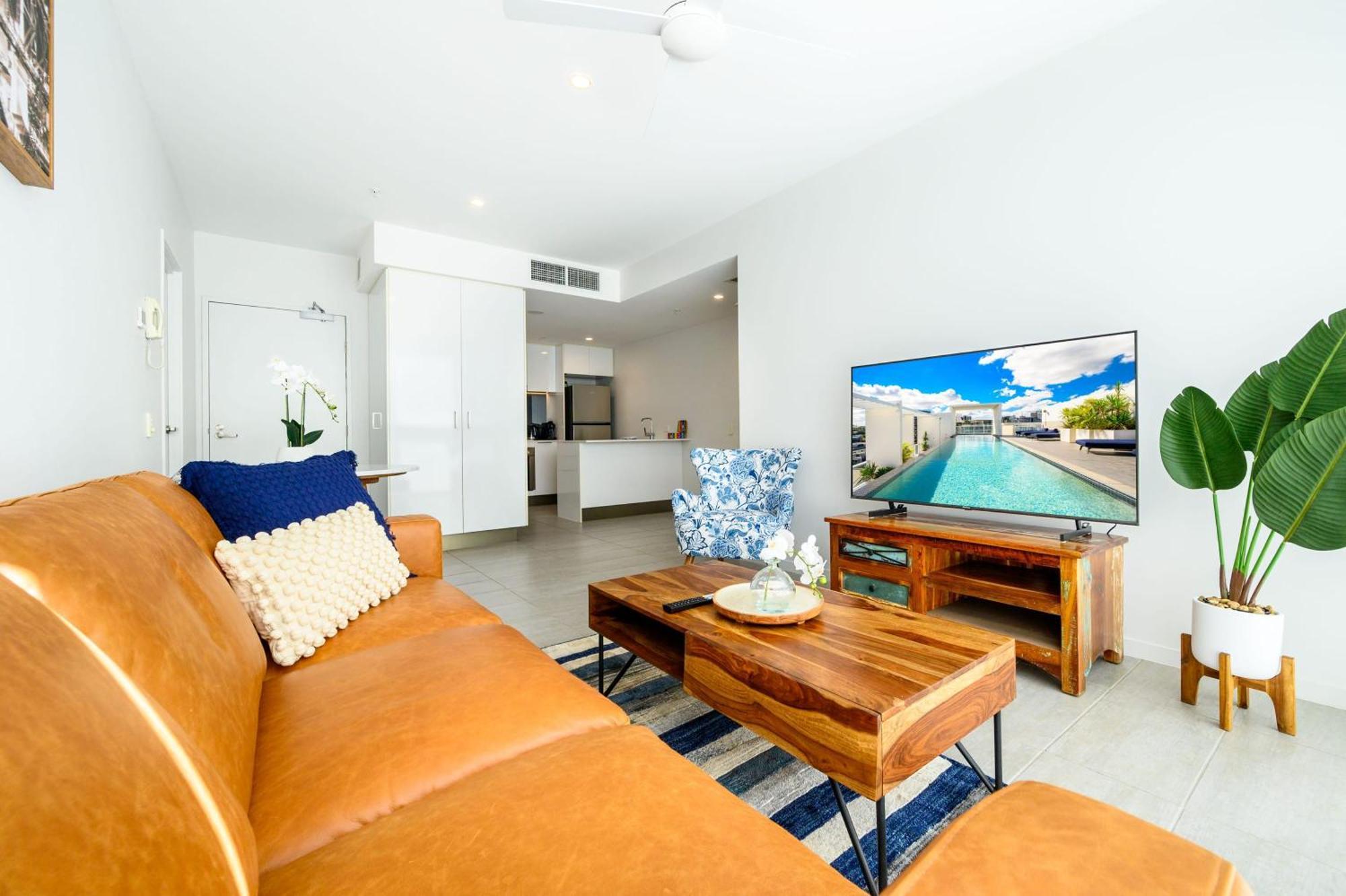 Oasis Stylish With Gym Rooftop Pool Apartment *