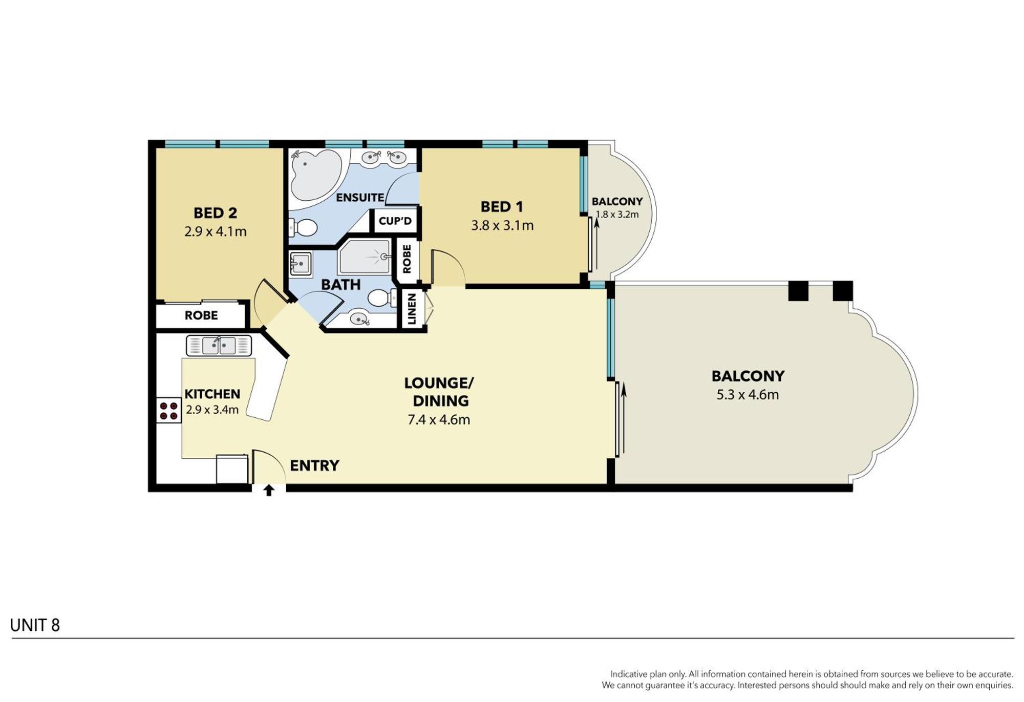 Haven, 2bed, 2bath, Parking, Balcony Apartment Brisbane