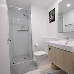 Sky Risen Cozy Bedroom With Bathroom