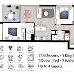 Stylish 2Br Apartment In Soda City Views Parking