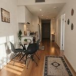 Sky Risen Cozy Bedroom With Bathroom