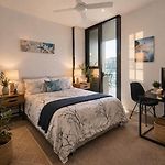 Sky Risen Cozy Bedroom With Bathroom