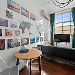 Apartment High Ceiling 1 Bedroom In The Brisbane