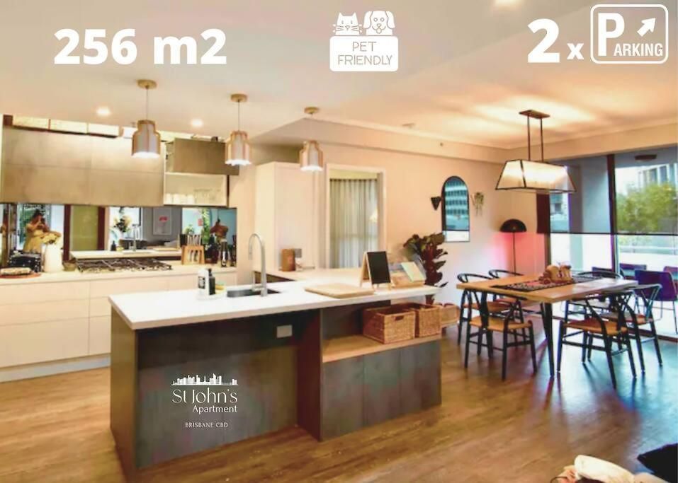 Apartment Pet Friendly St Johns 3 Bed 2 Bath 2 Carpark Cbd Brisbane