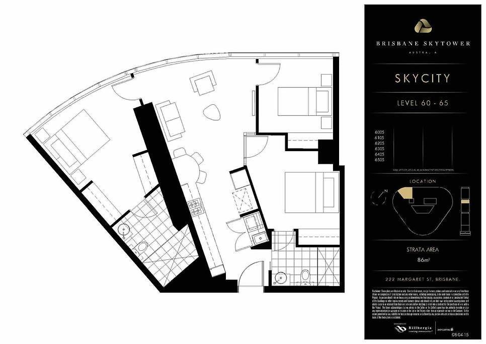 Amazing &river Views 60th Level Skytower 3 Bedrooms&free Parking Apartment Brisbane