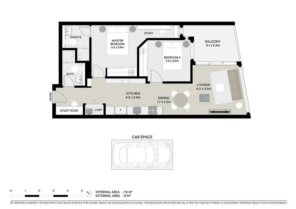 Newstead Ideally Located 2bed 2bath Free Parking In Heart Of Everything