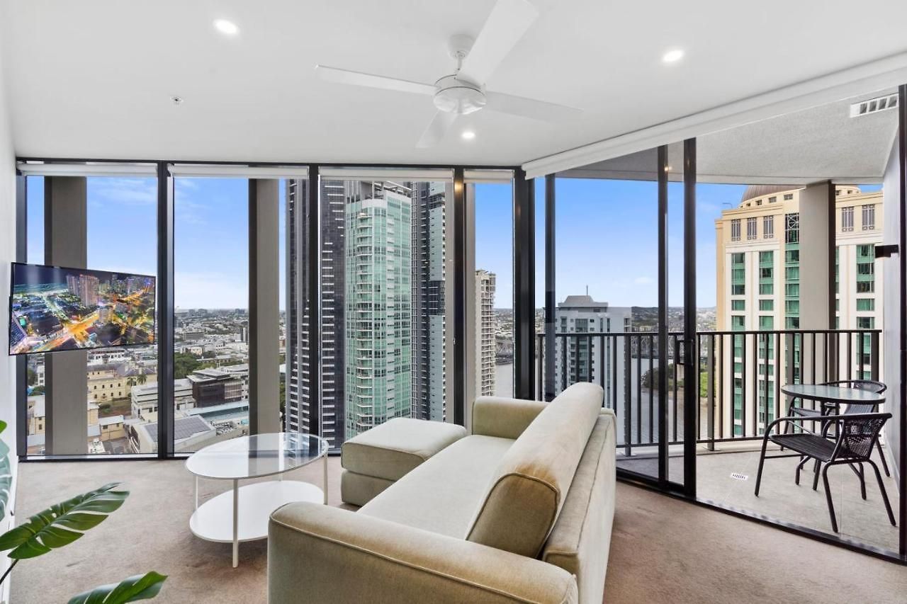 Apartment Story Bridge & River View 2 Bedroom With Car Park