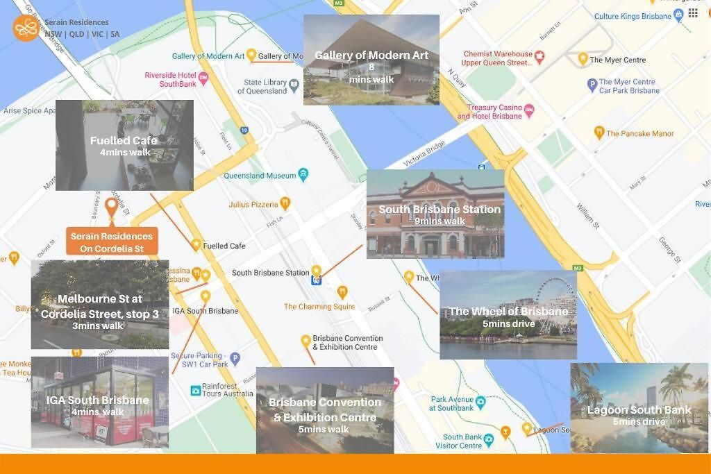 Artistic South 2 Bedroom With Parking Apartment Brisbane