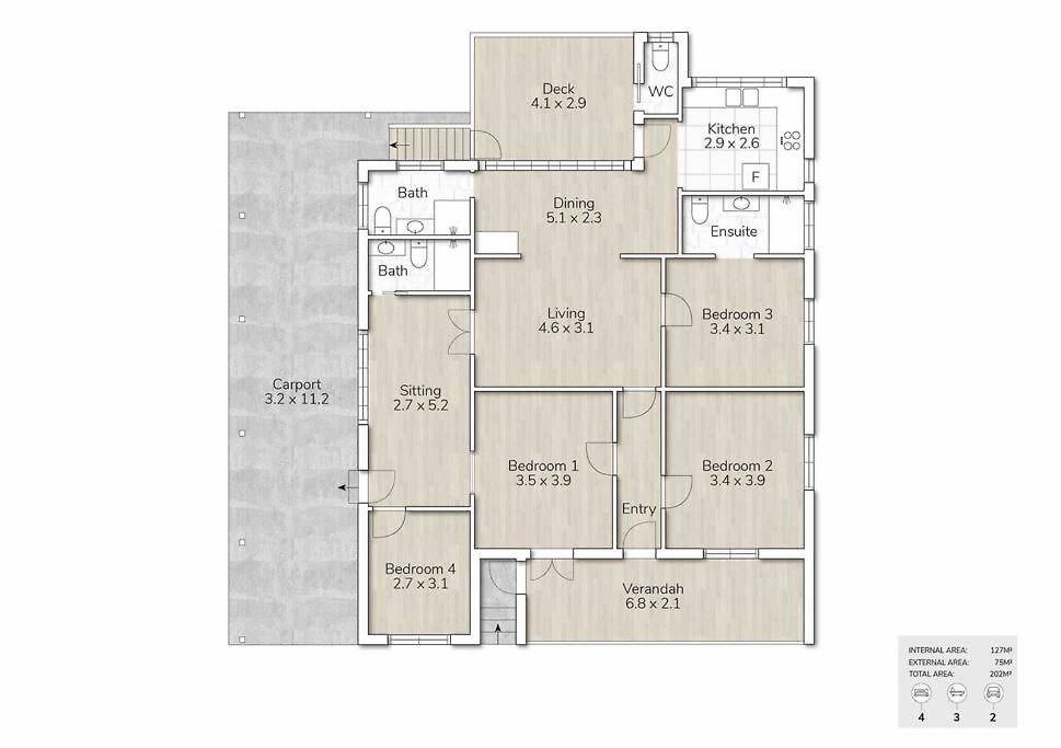 Holiday home Heritage 5br - Minutes Walk To Cbd&south Bank, 3 Parking