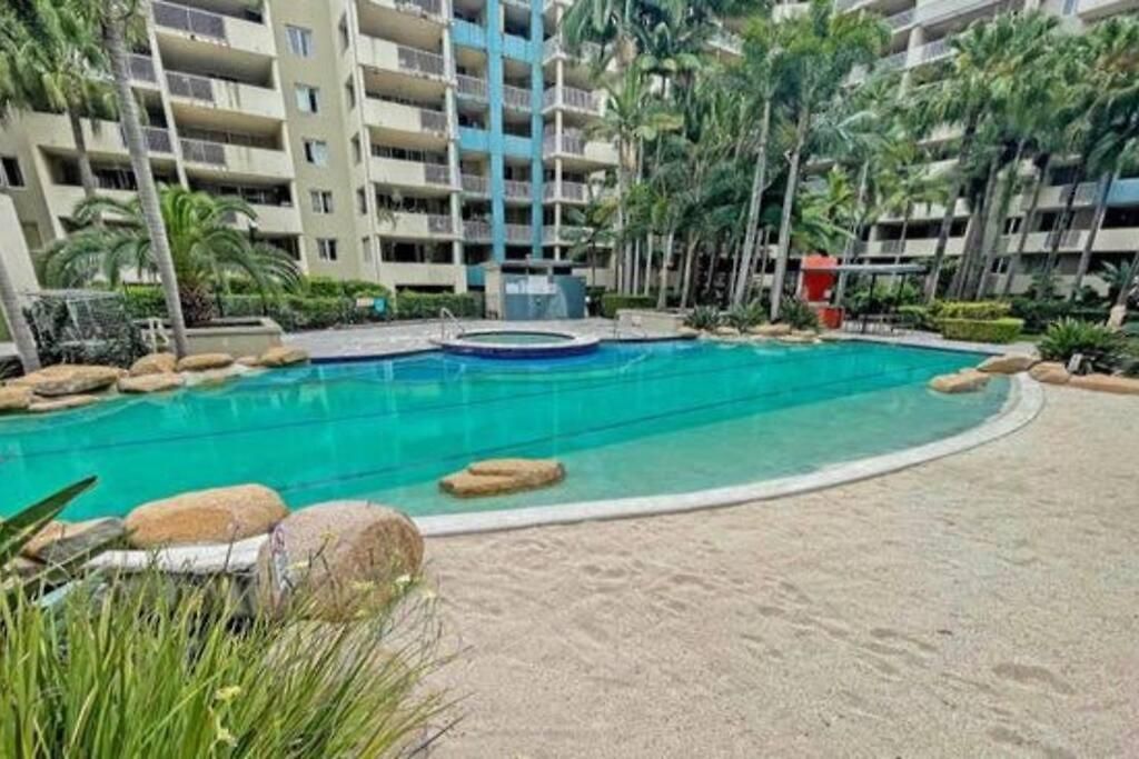 Large Balcony, & Pool