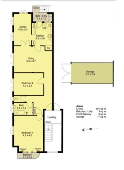 Apartment Art Deco In Ascot! ~ 2 Bed / 1 Bath / 1 Car *