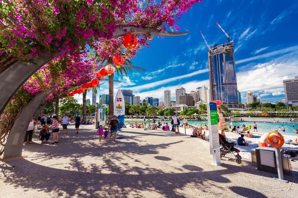 Southbank Exceptional View With Huge Balcony High Lvl Style Brisbane