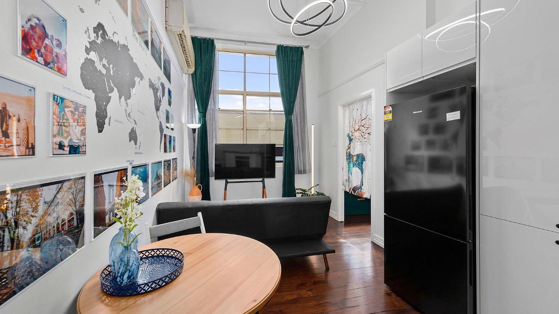 Apartment High Ceiling 1 Bedroom In The Brisbane