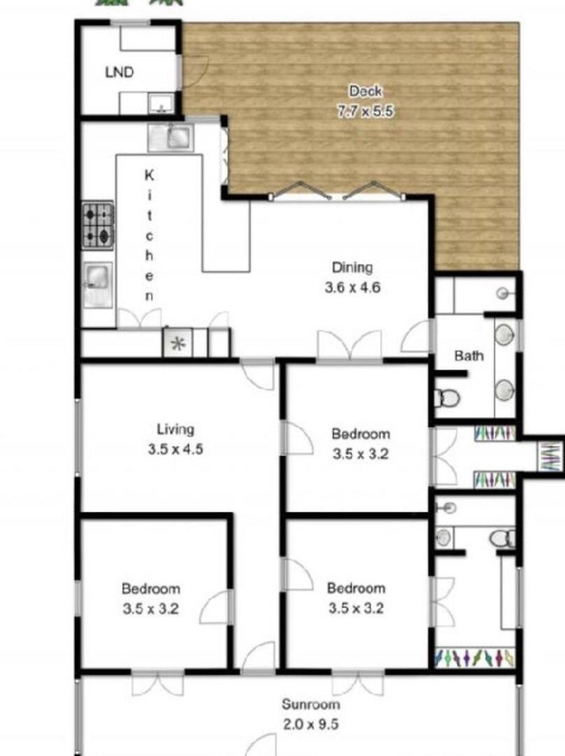 Holiday home Luxury Queenslander Awaits! Sleeps 8, 3 Car Parks