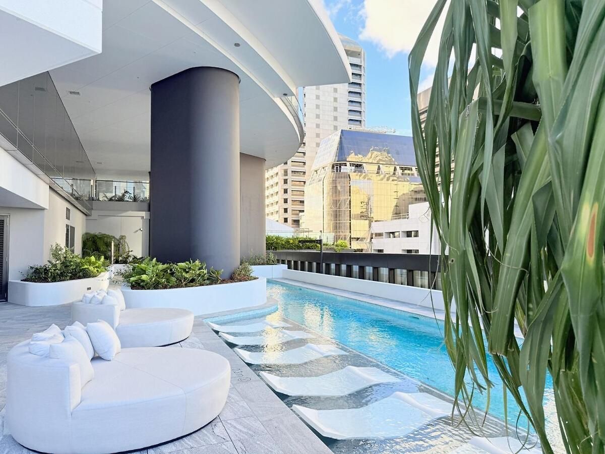 Serene 1bed Sofa Bed With Pool & River Views At Qwr Brisbane
