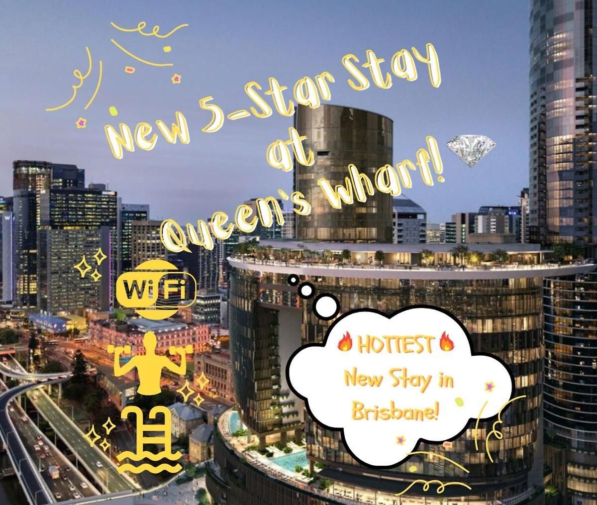 Apartment Queen's Wharf-be The First To At A 5-star C21 Brisbane