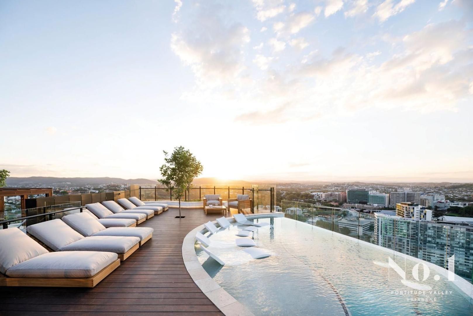 Modern Valley Pad With Rooftop Pool, Study & Parking