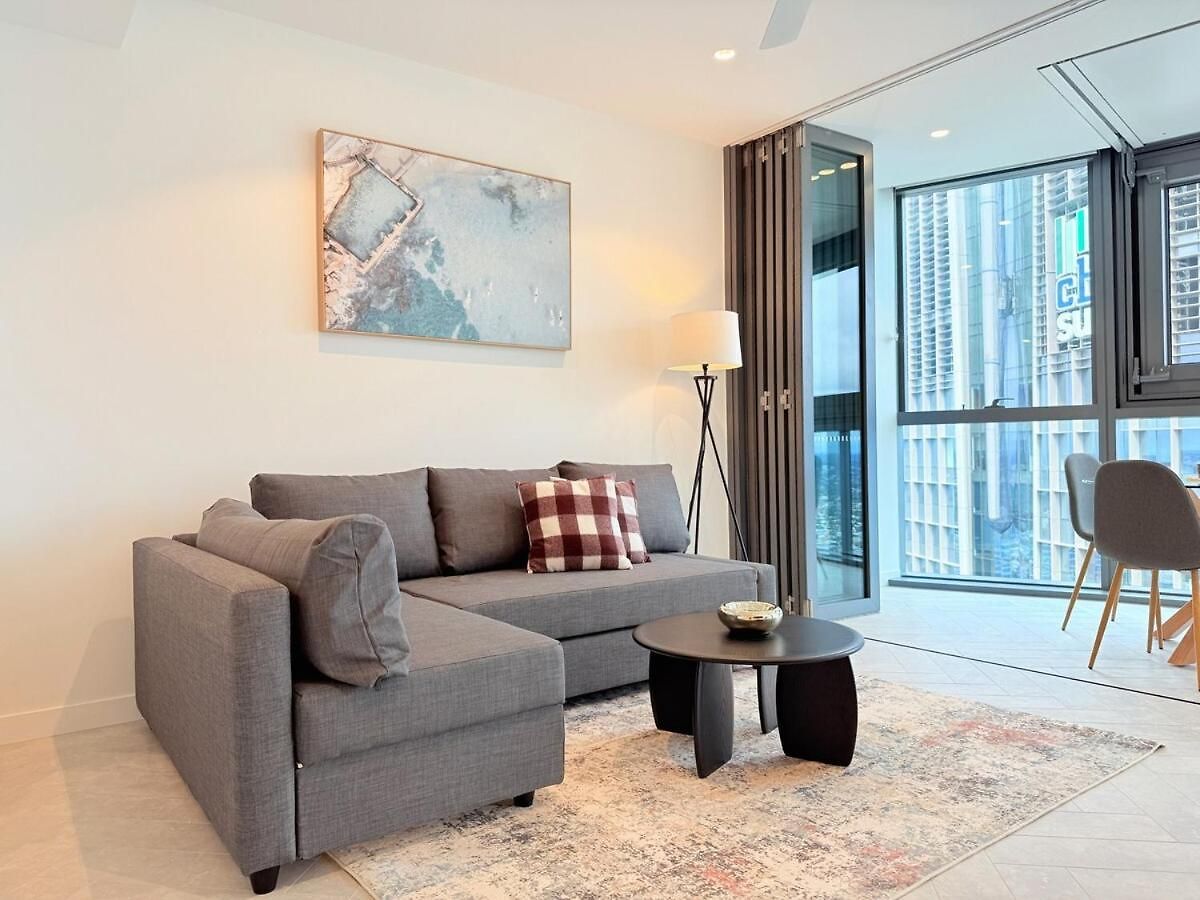 Chic 1 Bed And Sofa Bed With Views And Pool At Qwr Apartment Brisbane