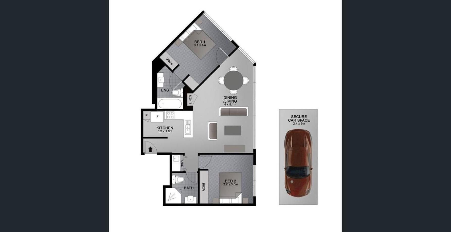 Apartment Indulgence At Meriton, Spectacular Views, Sleeps 6 Includes Carpark