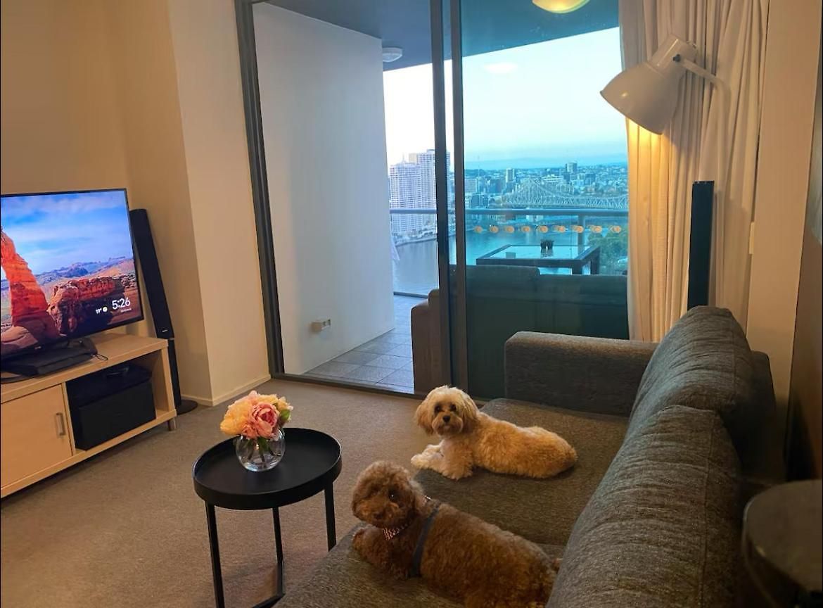 Lovely 2 Bedroom With River View With A Pool And A Gym In The Heart Of The Cbd Apartment Brisbane
