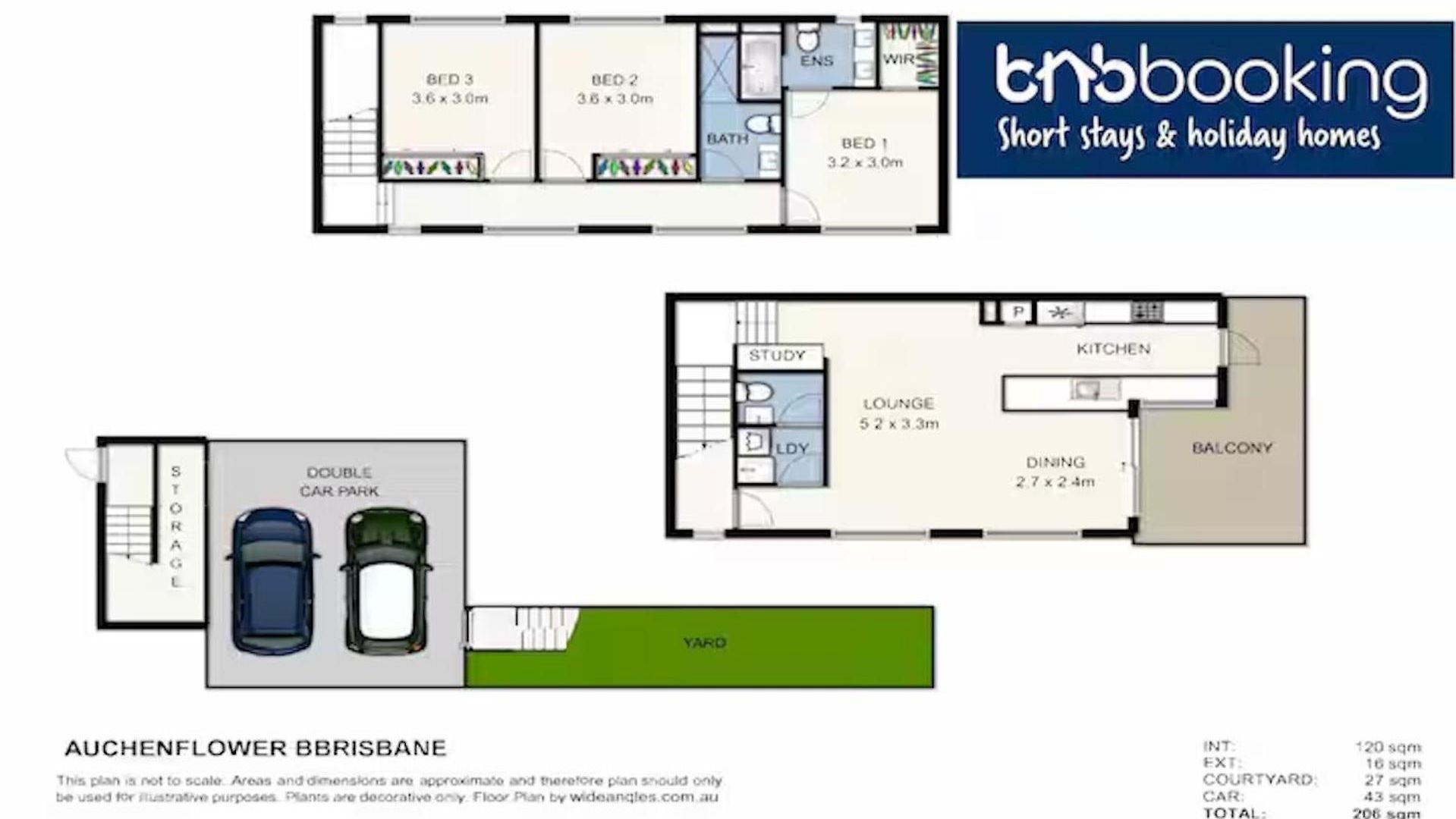 Villa Park Avenue Luxe Chic Townhouse Sleeps 9, Carpark Brisbane