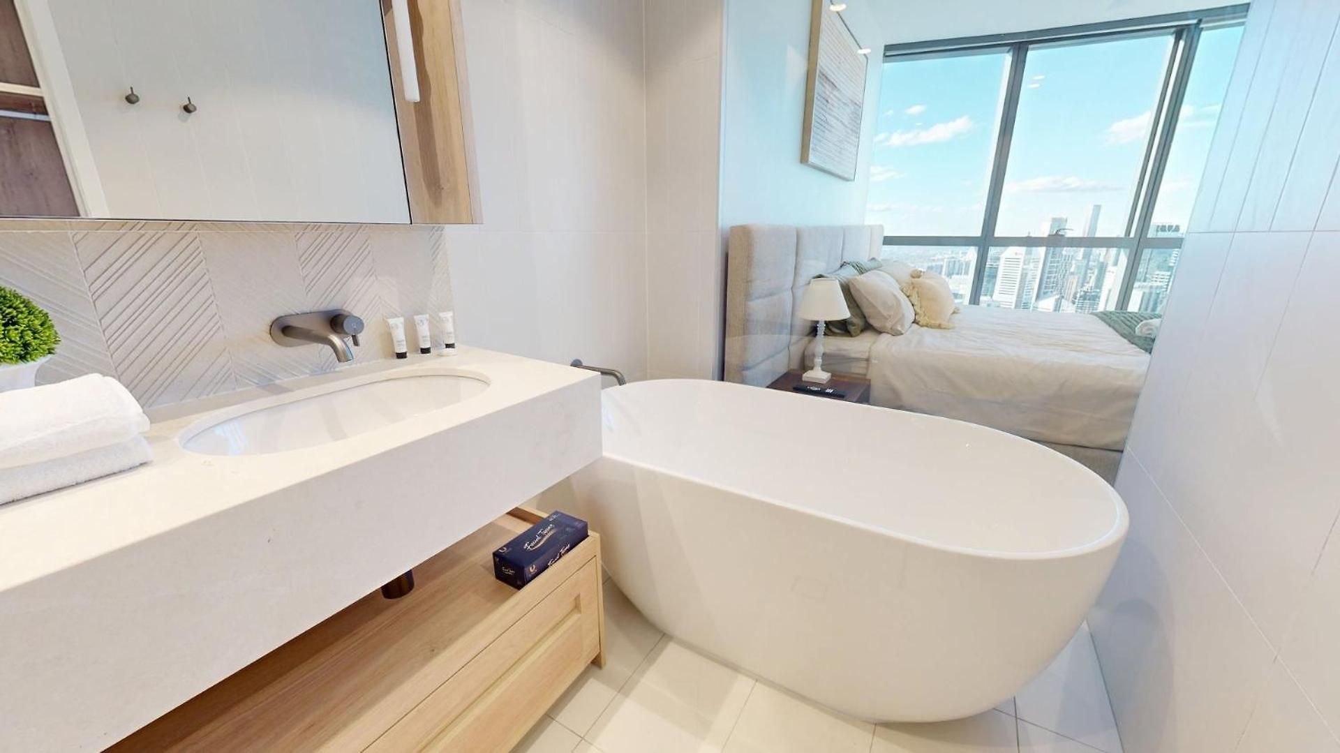 Brisbane Cbd 50F 270 Degree Skyview 3 Bedroom Apartment Incl 1 Carspace *