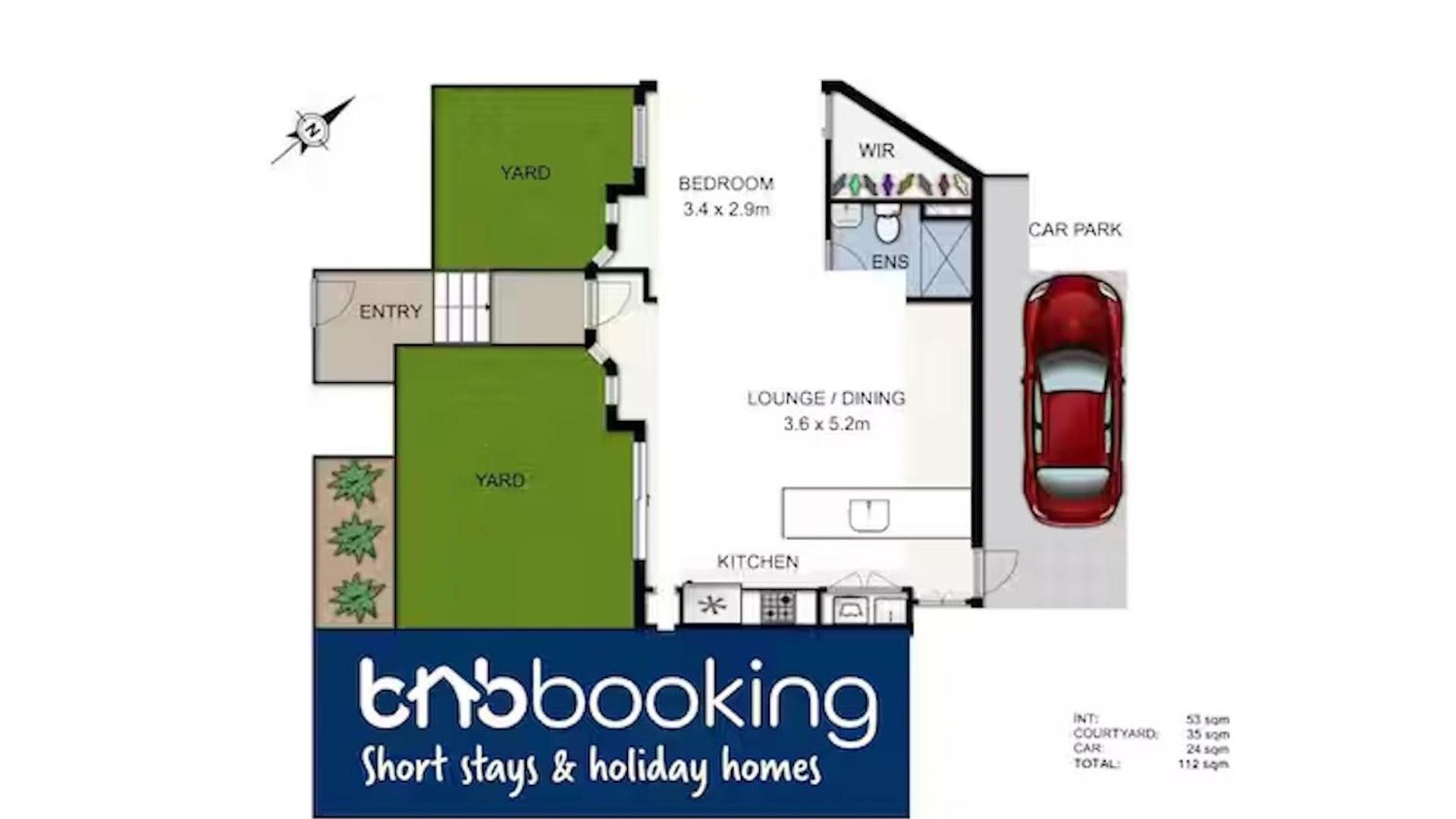 Park Avenue 1br Hideaway King Bd Private Courtyard Apartment Brisbane