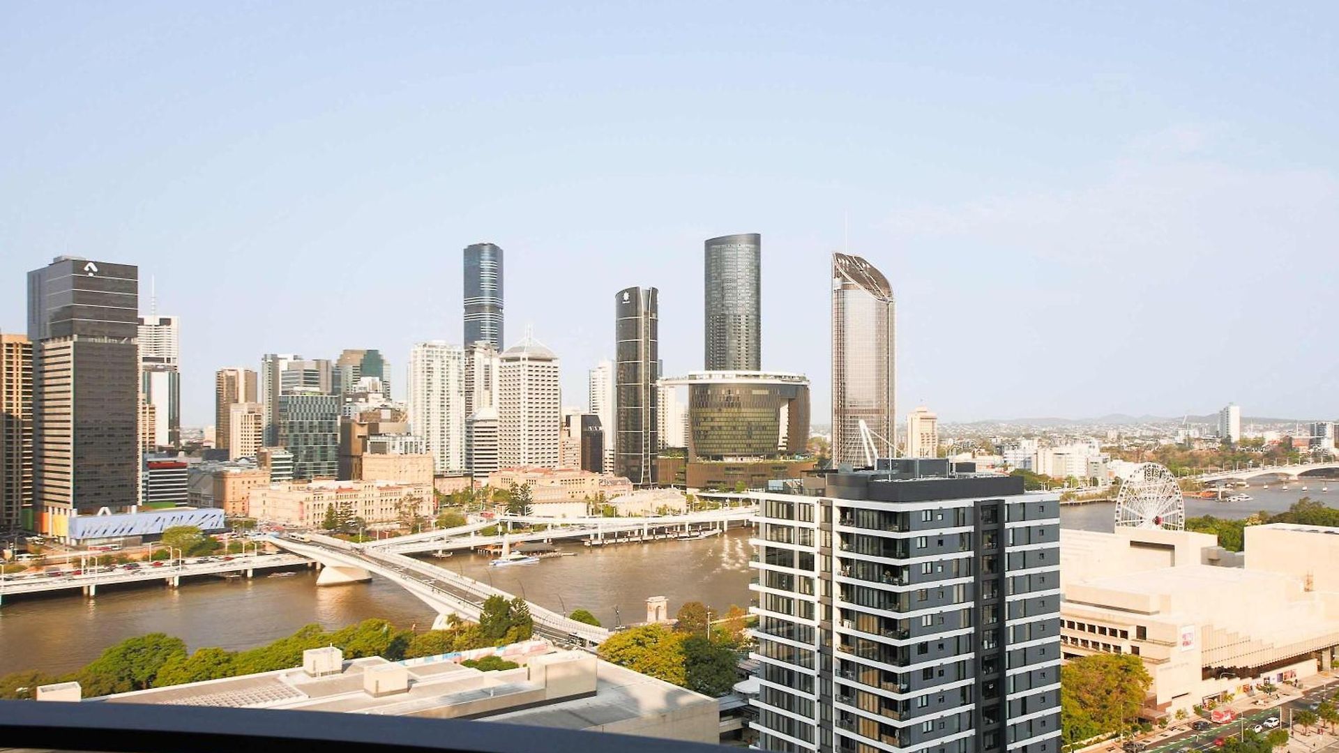 Apartment Southbank Exceptional View With Huge Balcony High Lvl Style Brisbane