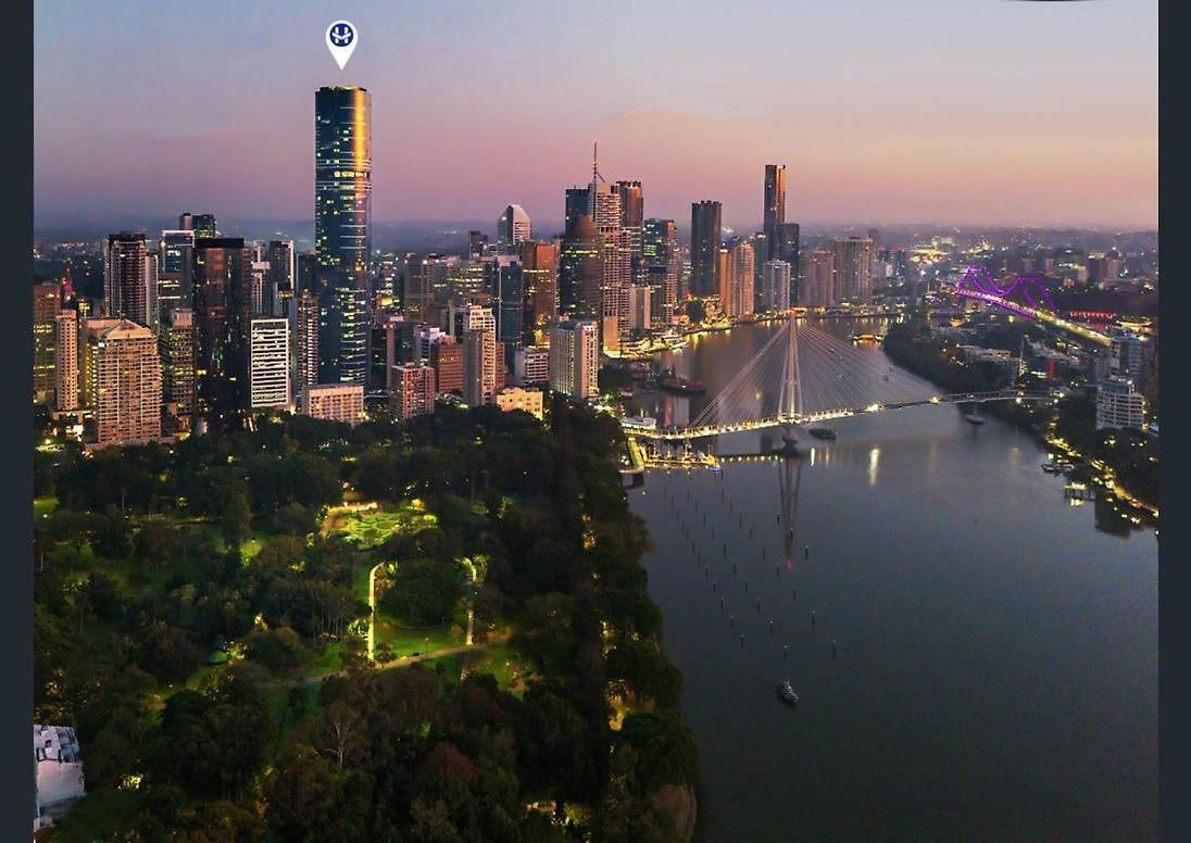 A Gallery In The Sky! Balcony, Pool And Parking At Skytower Level 33 Views In Brisbane! *