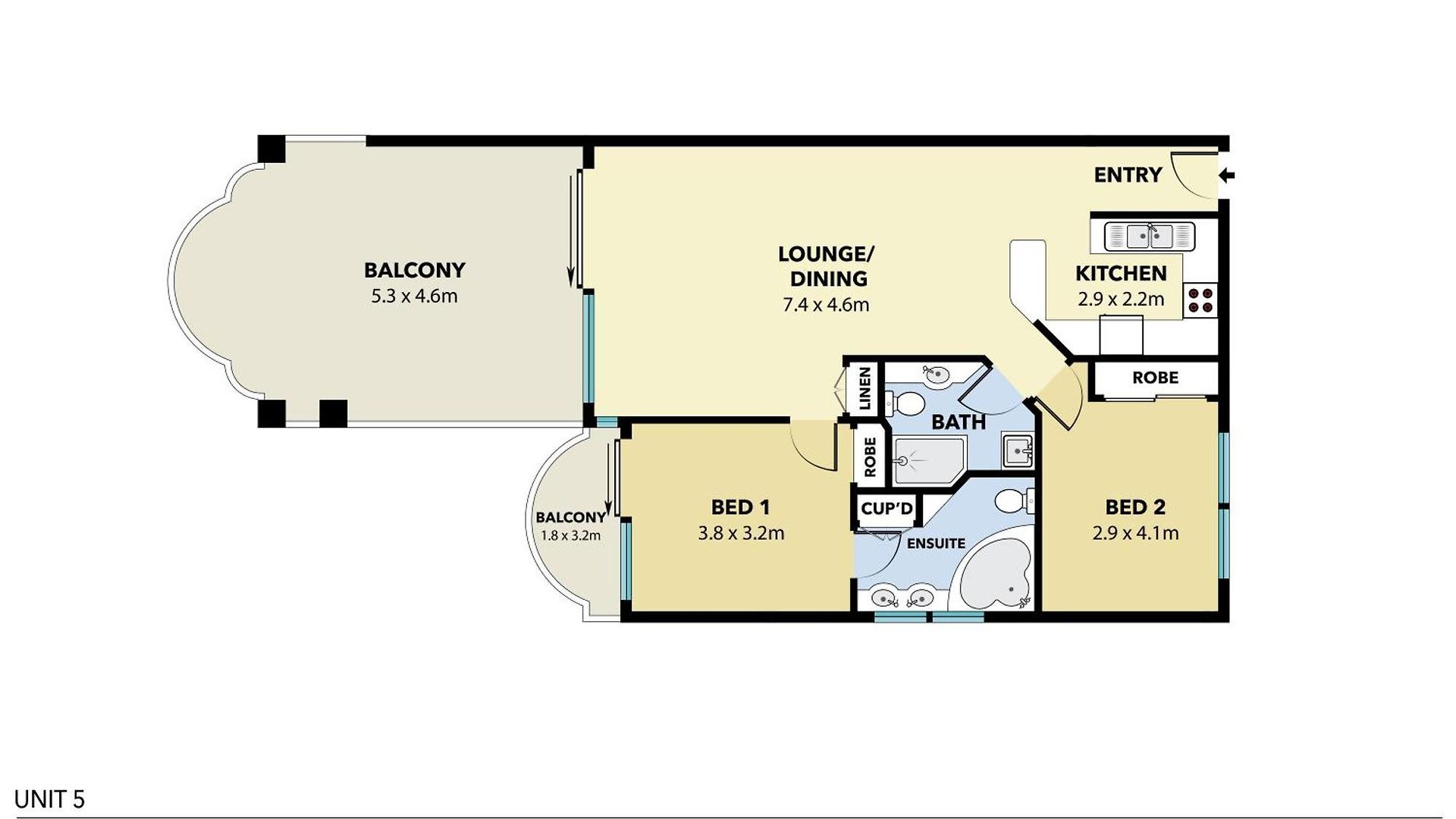 Parkside Southbank 2bed Apartment