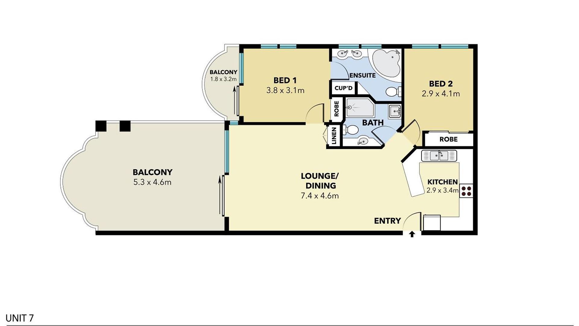 Southbank Parkside Two-bed * Brisbane