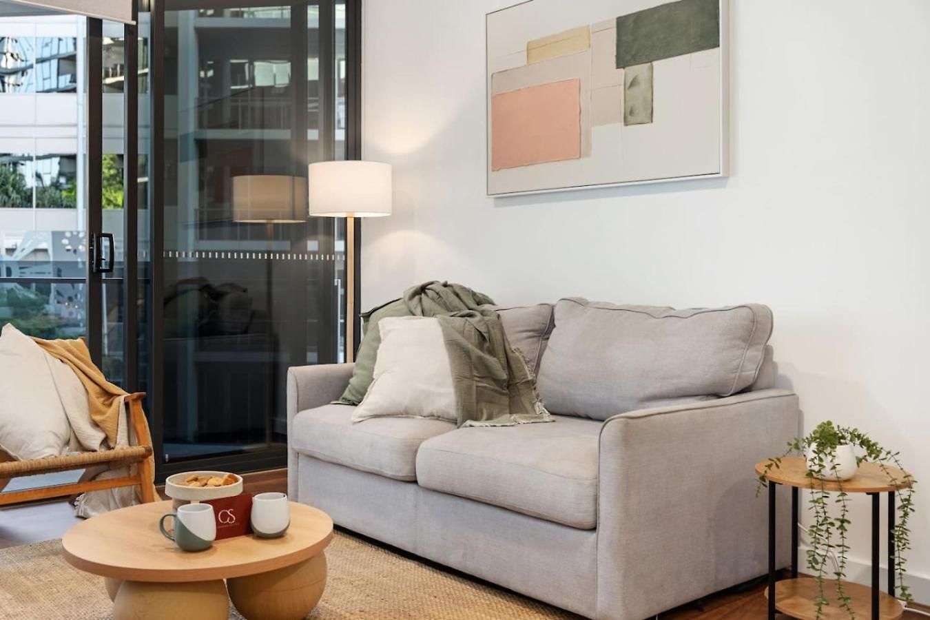 Zen Cozy 1 Bedroom With 2 Beds Pool Gym Sauna Apartment *