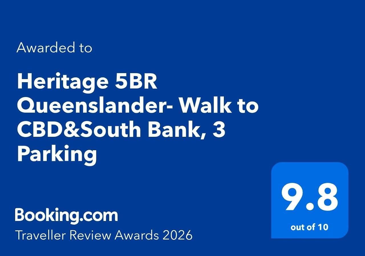 Heritage 5br - Minutes Walk To Cbd&south Bank, 3 Parking Brisbane