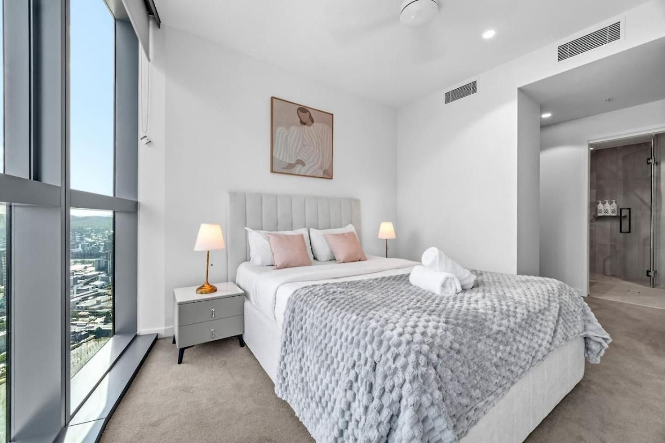Luxury 54f Skyline Iconic Queens Wharf 1br *