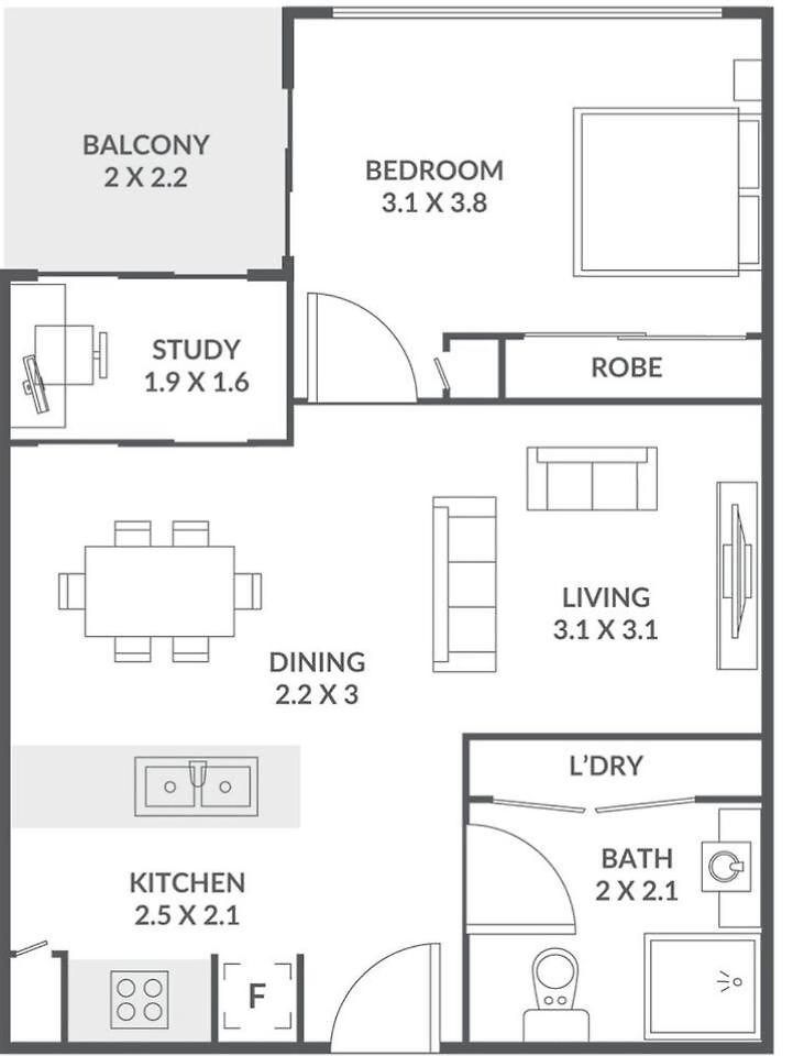 27fl River & Views + Balcony, Pool & Parking - Apartment *