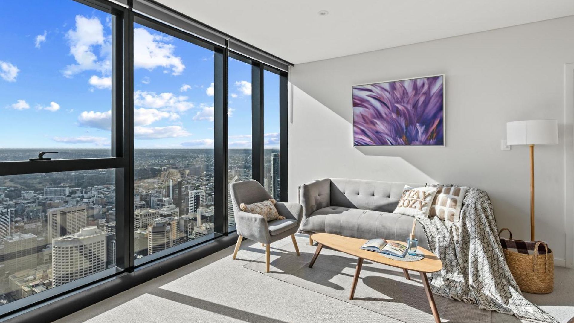 Skyline Heights 3beds Panoramic View Freeparking Apartment *