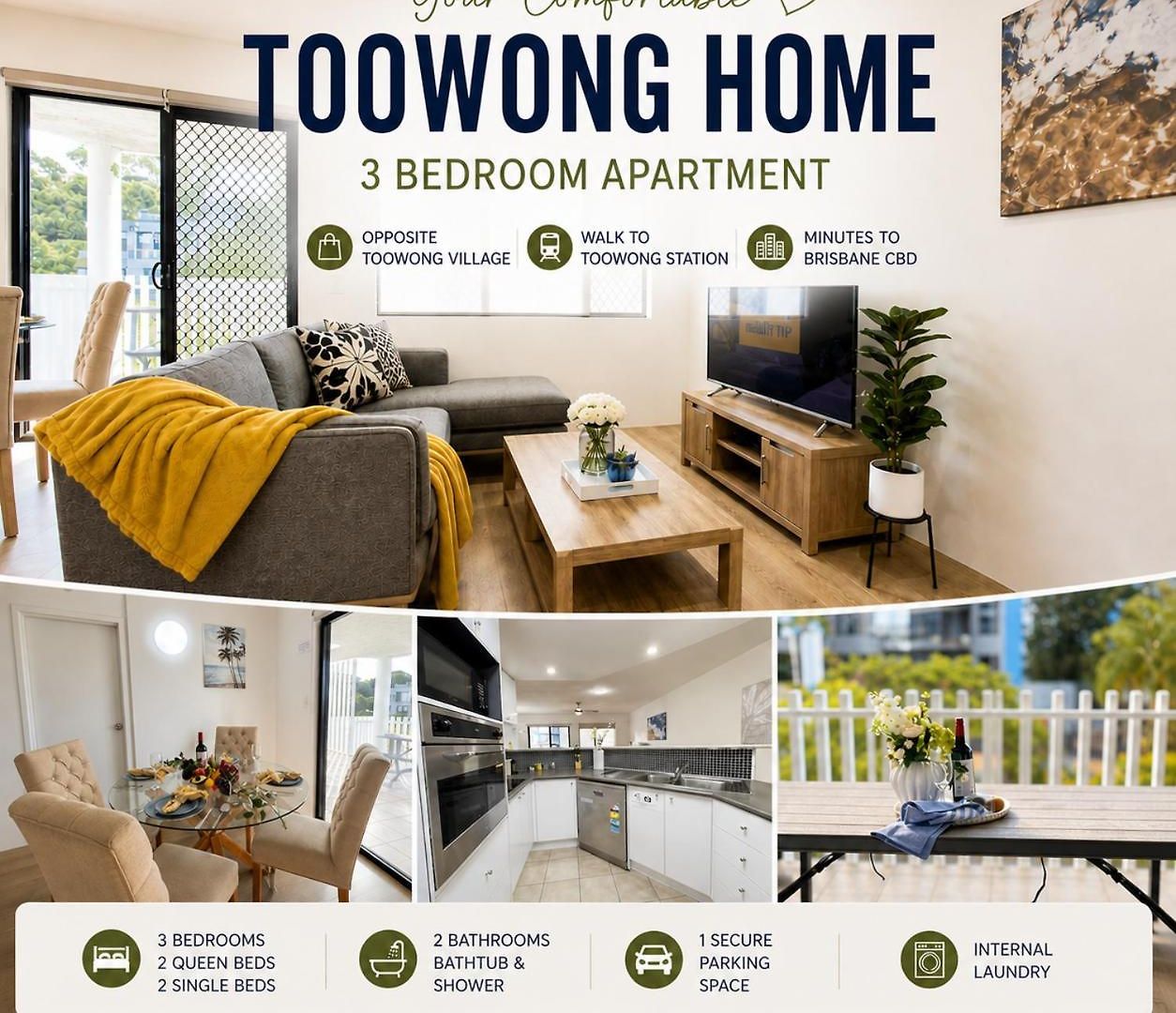 Prime Toowong 3br - Walk To Shops And Transport Apartment Brisbane