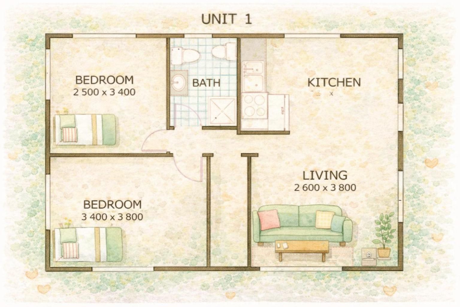 Limone - 2br - Sleeps 6 - Cbd And Free Parking Apartment