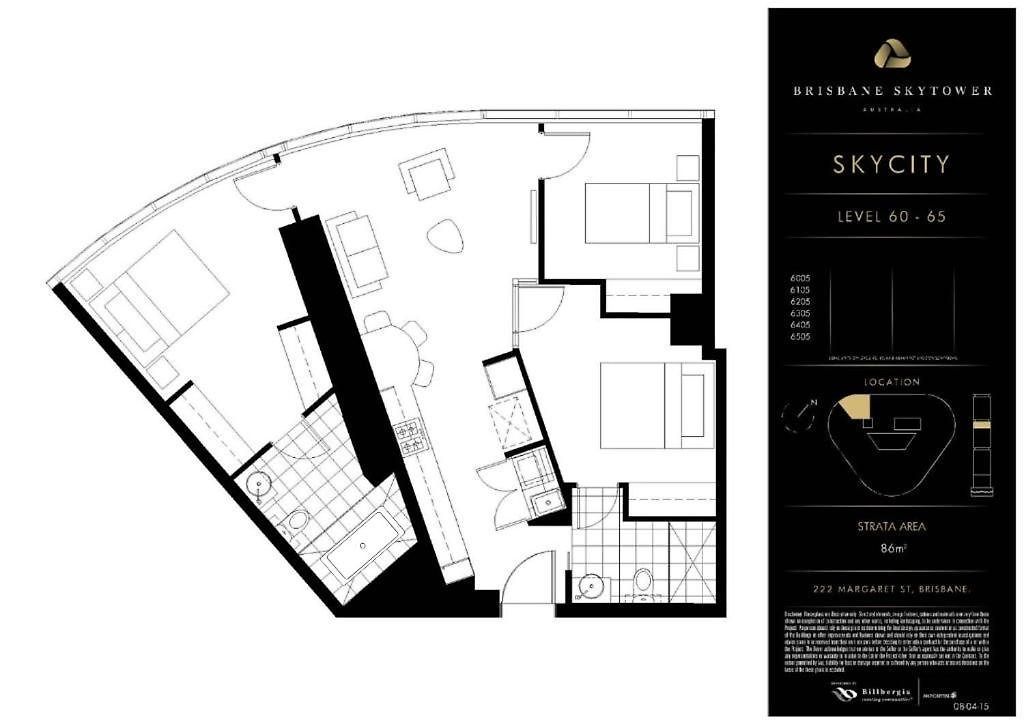 Brisbane's Highest Rated 3 Bedroom Luxury -above 60th Floor- Incredible Views In Skytower, Brisbane's Tallest Building -complimentary Wifi, Drinks, Snacks & Streaming Access Apartment Brisbane