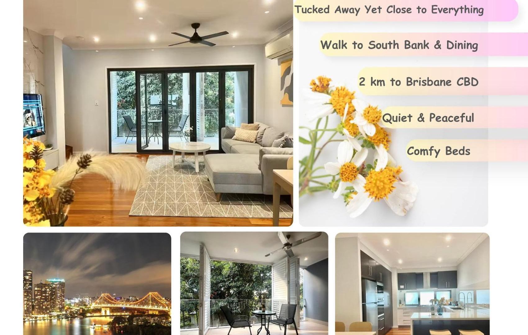 Holiday home Kangaroo Point, Bromley Street *