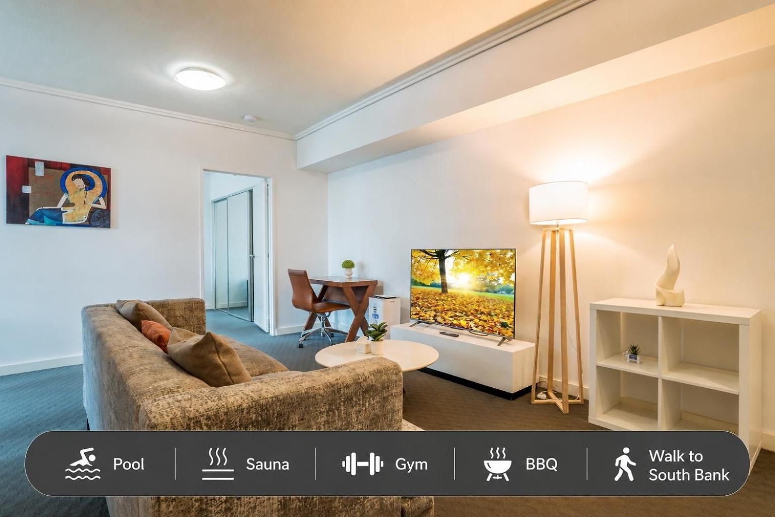 Modern 2br In Cbd | Pool | Gym | Parking
