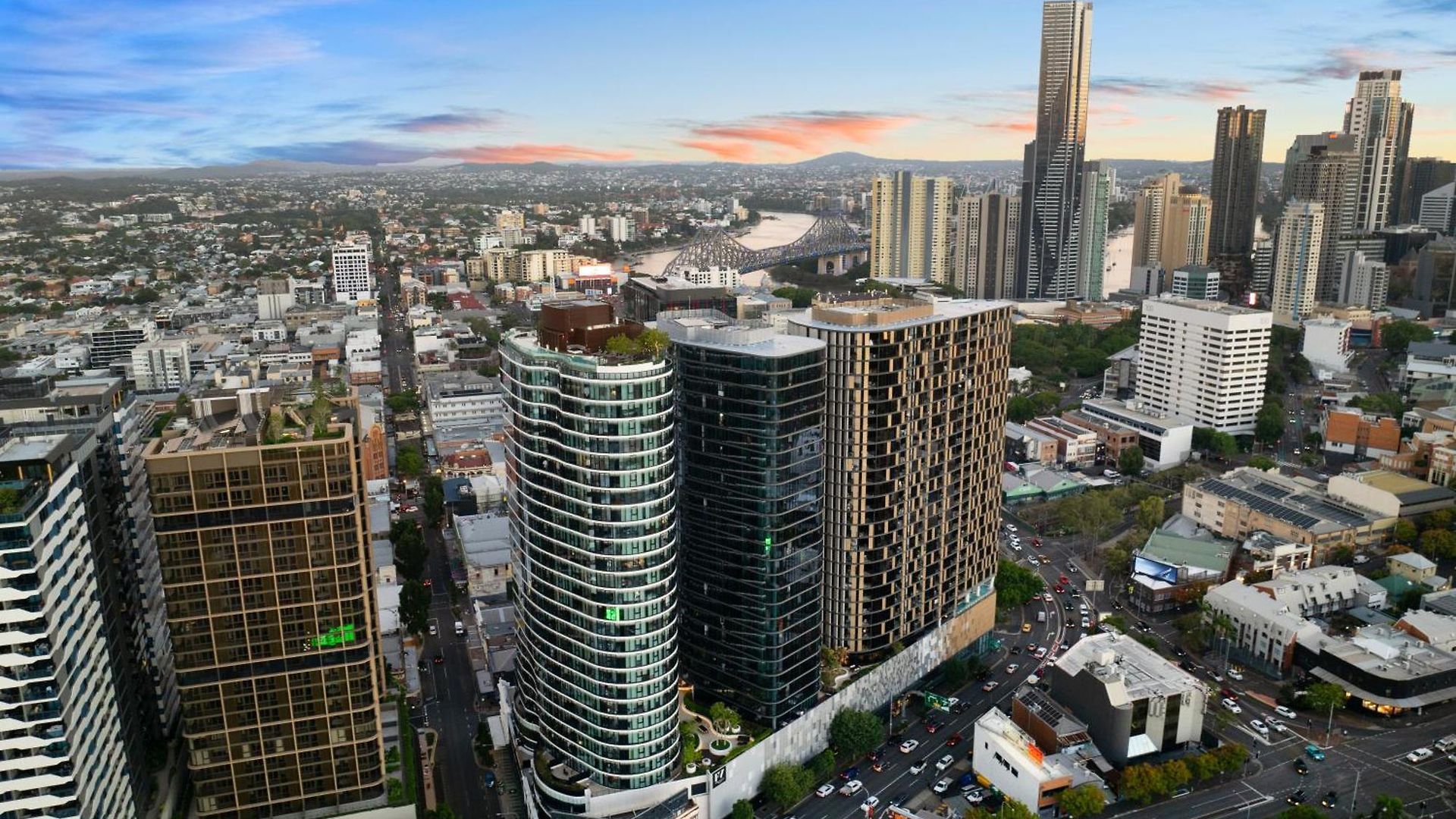 Apartment Twilight Views 2br In Fortitude Valley & Parking