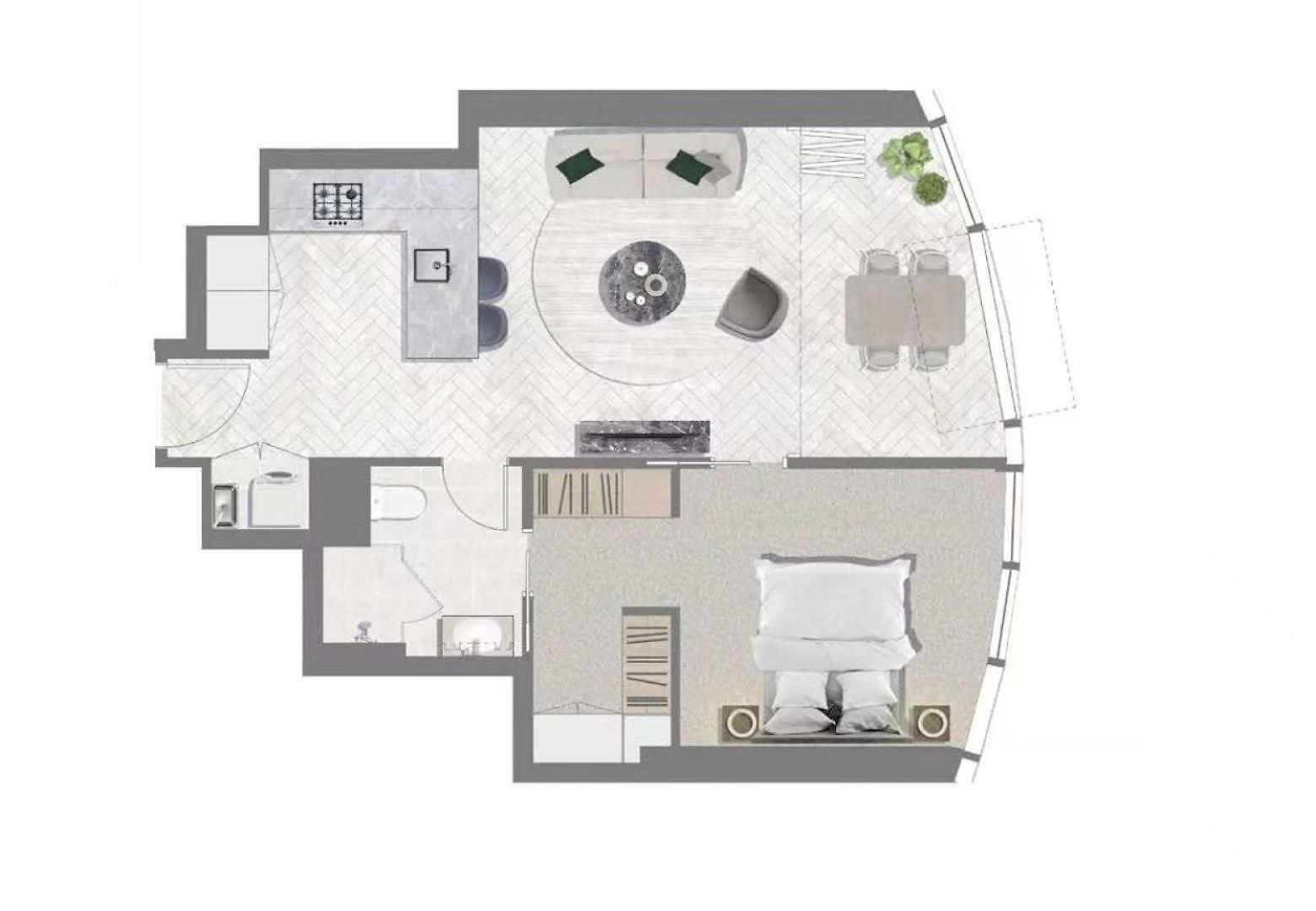 Apartment Luxury Casino Skyrise Haven 1bdr