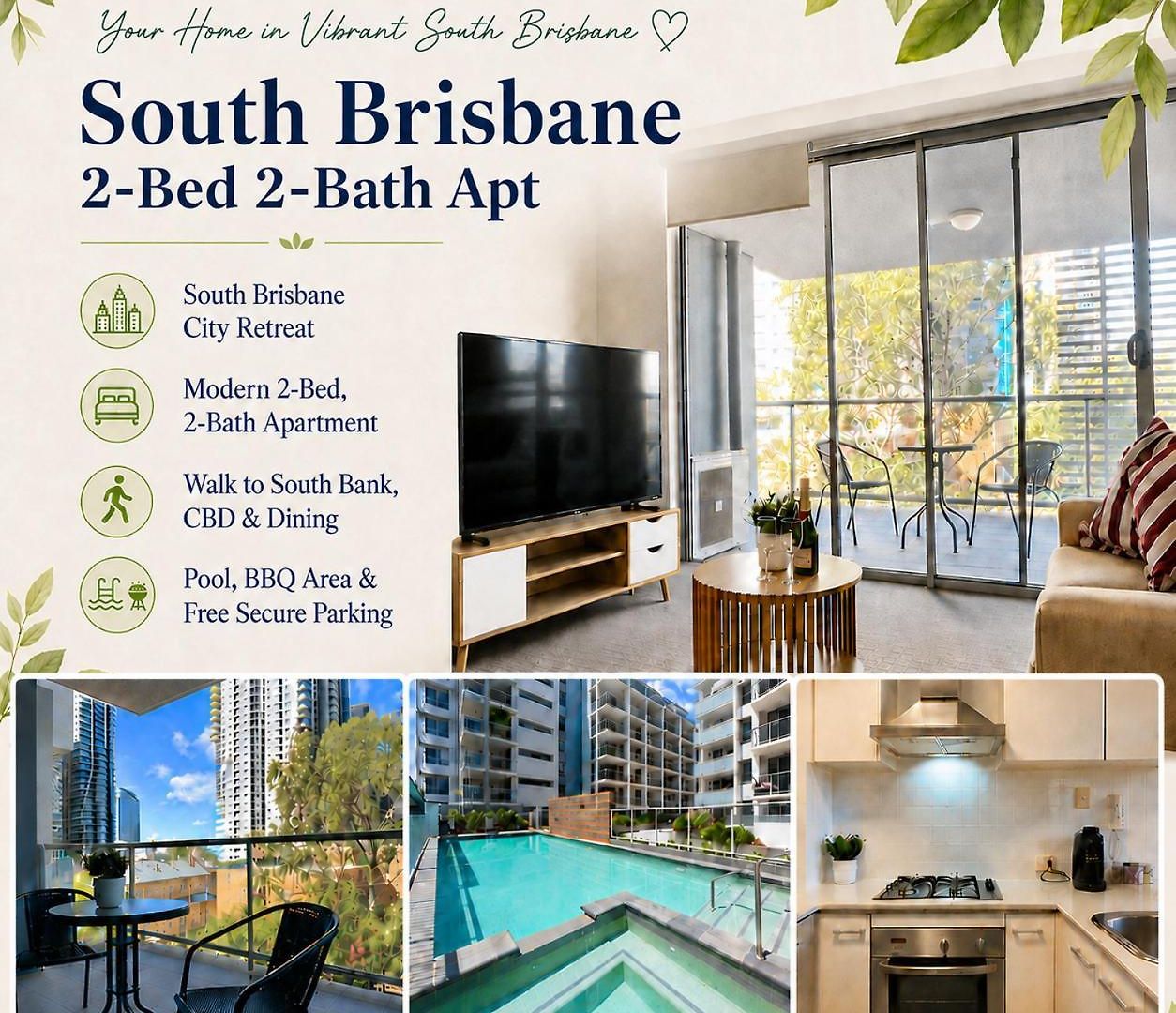 Apartment Budget 2br 2ba South With Parking *