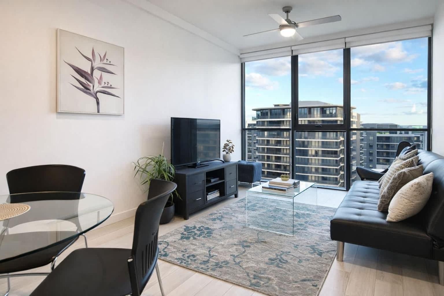 Apartment 2br Night Life -pool-parking-rooftop-intercom