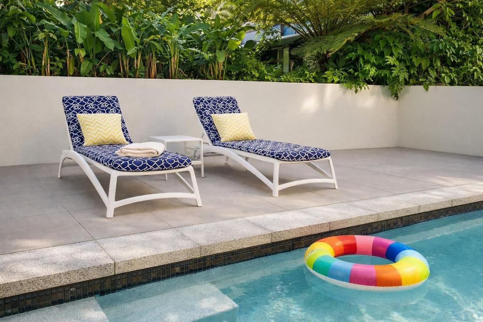 Apartment 2br Night Life -pool-parking-rooftop-intercom *