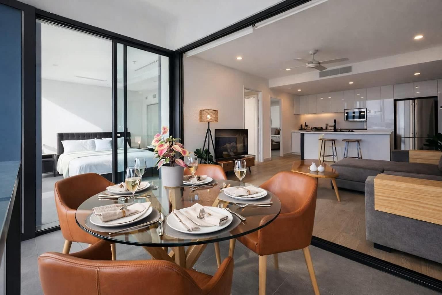 2br Utopia Fortitude Valley -pool-rooftop-king Beds Apartment