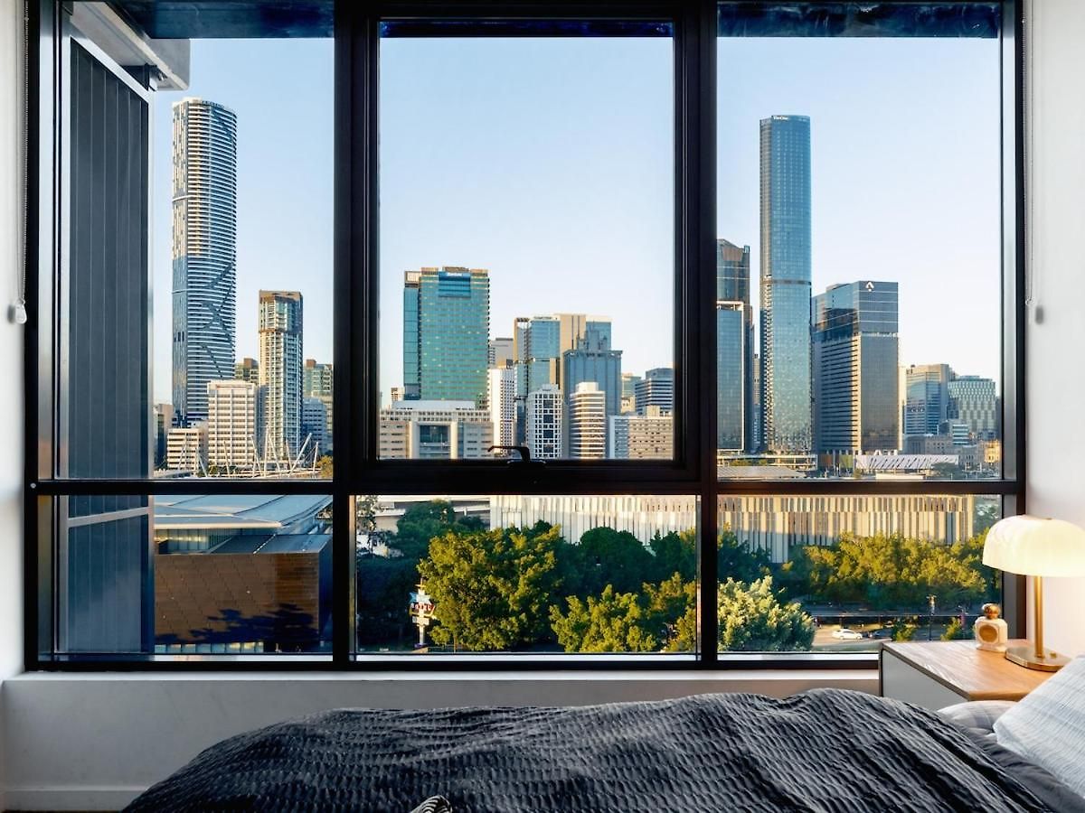 Apartment Panoramic Skyline - Walk To South Bank *